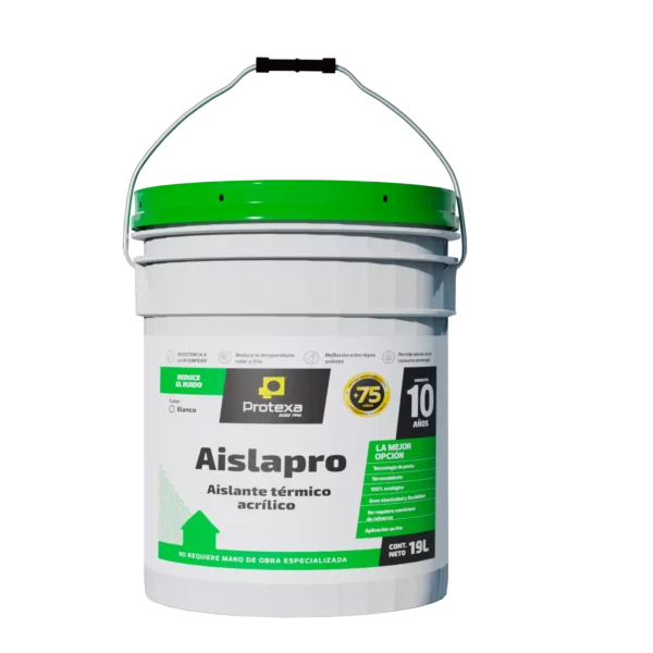 Impermeabilizantes Protexa - Aislante Térmico Acrílico - Aislapro 10A