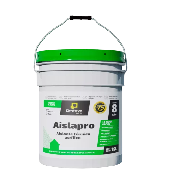 Impermeabilizantes Protexa - Aislante Térmico Acrílico - Aislapro 8A